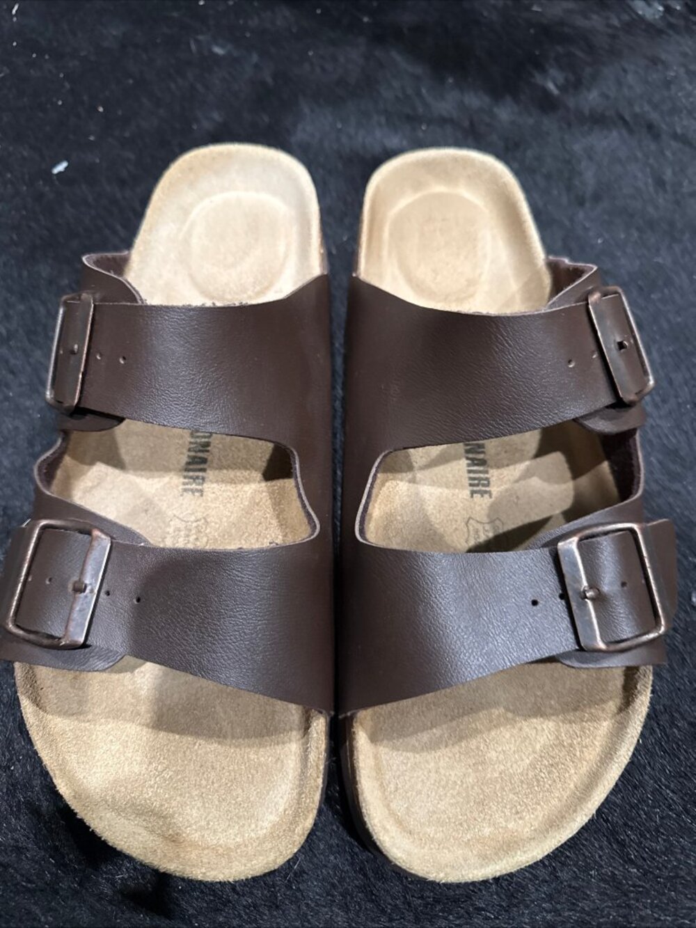 Birkenstock Arizona Birko-Flor Leather Mocha Unisex Summer Sandals Sizes L11M9